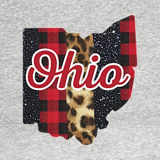 Ohio Leopard Flannel T-Shirt